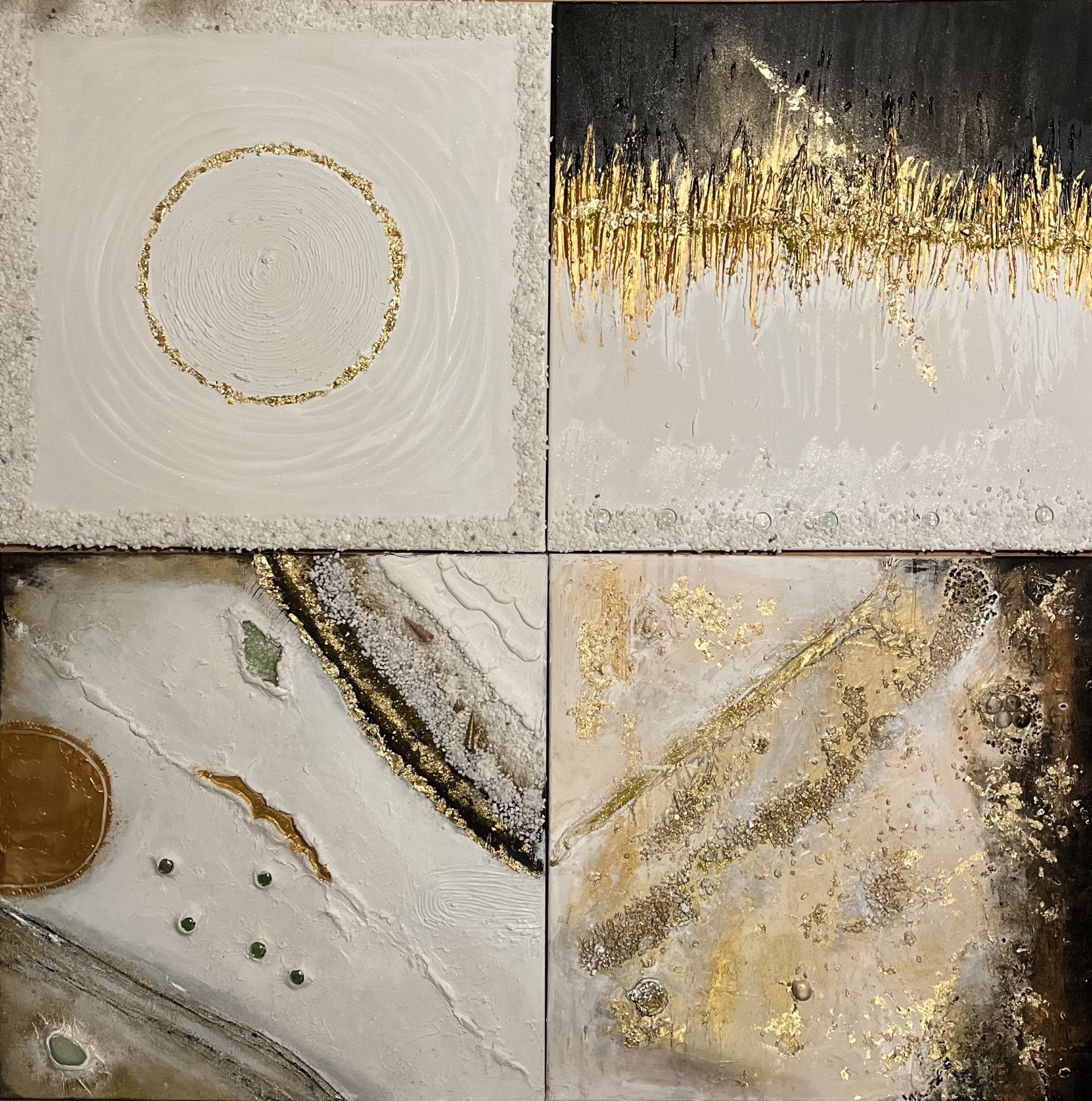 A négy kép montázsa